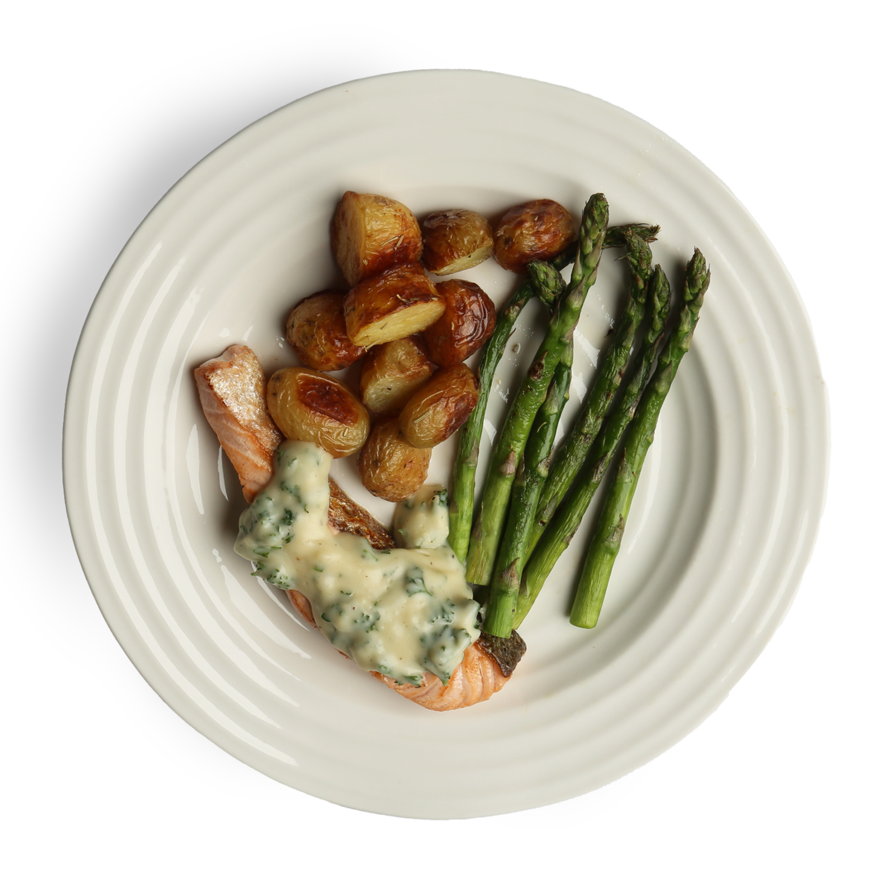 salmon asparagus